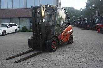 Heftruck gebruikt LINDE H 50D-02/600 - 5.940 Betriebsstunden DIESEL VIERRADFRONTSTAPLER (13073559) backdrop