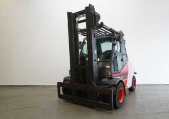 Heftruck gebruikt LINDE H 80 D/900 EVO 396-03 DIESEL VIERRADFRONTSTAPLER (12814319) backdrop