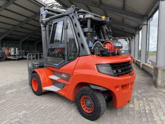 Heftruck gebruikt LINDE H 80 T-03 GAS VIERRADFRONTSTAPLER (13058138)