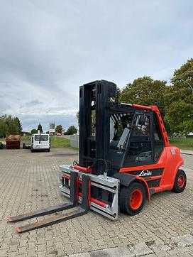 Heftruck gebruikt LINDE H 80 T -900 GAS VIERRADFRONTSTAPLER (12308193)