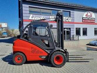 Heftruck gebruikt LINDE H45T-02 Side shift GAS VIERRADFRONTSTAPLER (12999479)