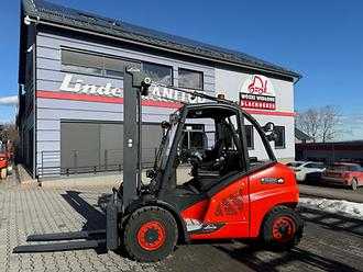 Heftruck gebruikt LINDE H50D-02 Triplex, fork positioner, side shift, heated seat DIESEL VIERRADFRONTSTAPLER (12796861)