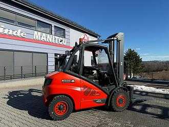 Heftruck gebruikt LINDE H50D-02 Triplex, fork positioner, side shift, heated seat DIESEL VIERRADFRONTSTAPLER (12796861)