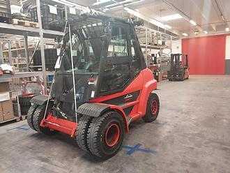 Heftruck gebruikt LINDE H80/600 DIESEL VIERRADFRONTSTAPLER (13032734) backdrop