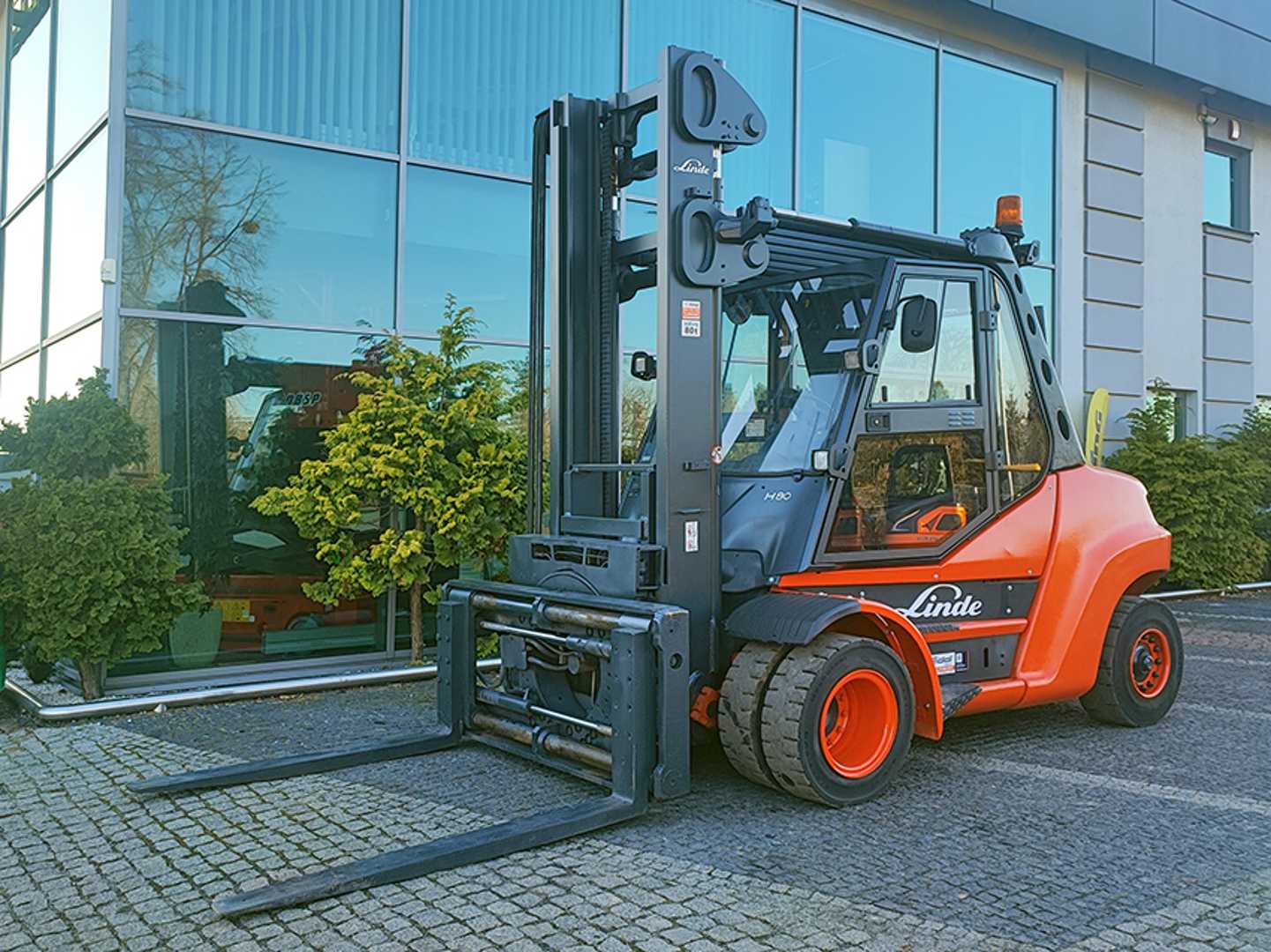 Heftruck gebruikt LINDE H80D-02/900 DIESEL VIERRADFRONTSTAPLER (13005090)