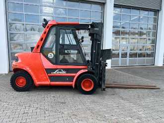 Heftruck gebruikt LINDE H80D-03 /900 / 4,5m / 4.043h / Verstellgerät SS DIESEL VIERRADFRONTSTAPLER (13038807)