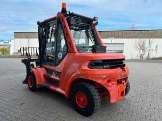 Heftruck gebruikt LINDE H80D-03 /900 / 4,5m / 4.043h / Verstellgerät SS DIESEL VIERRADFRONTSTAPLER (13038807)