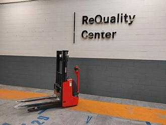 Heftruck gebruikt LINDE L12 ELEKTRO HOCHHUBWAGENDEICHSEL (13032739)