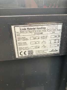 Heftruck gebruikt LINDE L12 ELEKTRO HOCHHUBWAGENDEICHSEL (13056184)