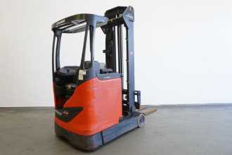 Heftruck gebruikt LINDE R 10 N 1120 ELEKTRO SCHUBMASTSTAPLER (12994540) backdrop
