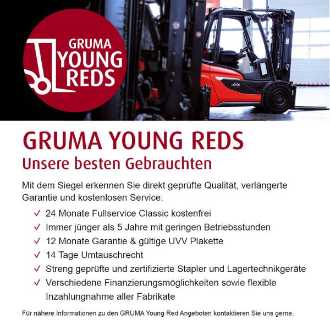 Heftruck gebruikt LINDE R 12 B 1120 ELEKTRO SCHUBMASTSTAPLER (12884579)