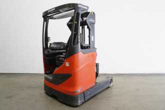 Heftruck gebruikt LINDE R 14 1120 ELEKTRO SCHUBMASTSTAPLER (13042455) backdrop