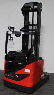 Heftruck gebruikt LINDE R 16 1120 ELEKTRO SCHUBMASTSTAPLER (13071799) backdrop