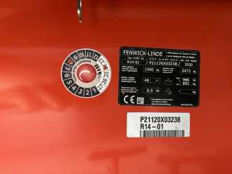 Heftruck gebruikt LINDE R14-01 ELEKTRO SCHUBMASTSTAPLER (13073447)