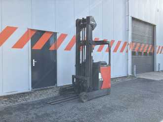 Heftruck gebruikt LINDE R14-01 ELEKTRO SCHUBMASTSTAPLER (13074602) backdrop