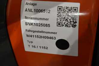 Heftruck gebruikt LINDE T 16 1152 ELEKTRO NIEDERHUBWAGENDEICHSEL (13041488)