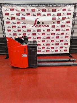 Heftruck gebruikt LINDE T20 SP HORQUILLAS 2400 ELEKTRO NIEDERHUBWAGENFAHRERSTAND (13022982) backdrop
