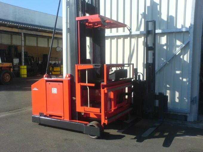 Heftruck gebruikt MAGAZINER EK13S / 48V / Mastschwenkgabel / MLF ELEKTRO HOCHREGALKOMMISSIONIERER (2401633)