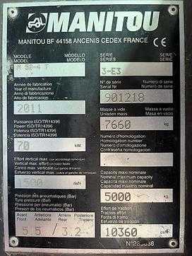 Heftruck gebruikt MANITOU M50-4 DIESEL GELAENDESTAPLER (13045299)