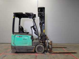 Heftruck gebruikt MITSUBISHI FB18NT ELEKTRO DREIRADFRONTSTAPLER (13048344)