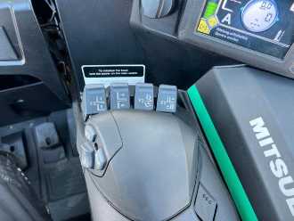 Heftruck gebruikt MITSUBISHI RB20N2H / Triplex: 11.500mm / 2.000kg / 2022 DIESEL SCHUBMASTSTAPLER (13034658)