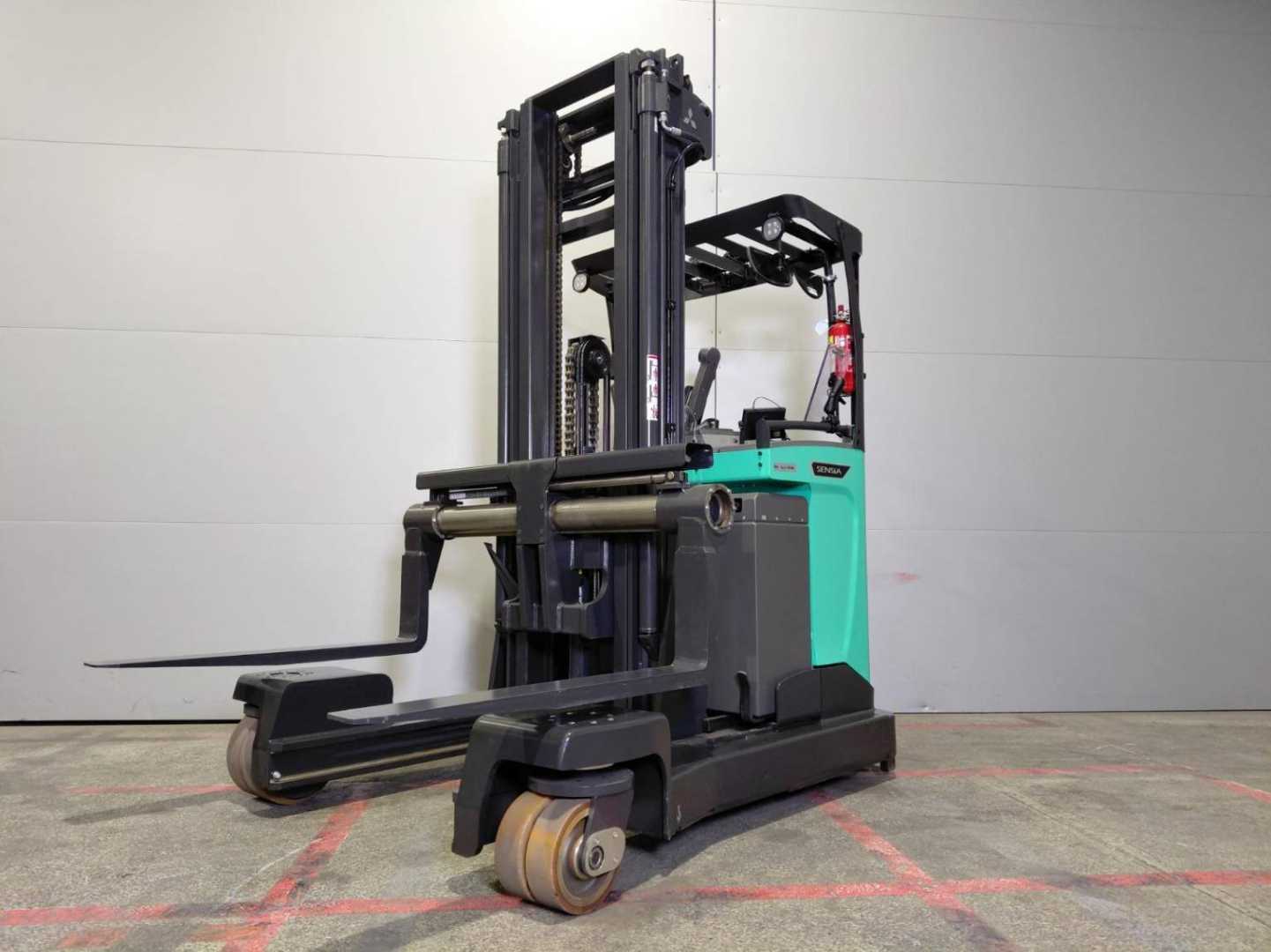 Heftruck gebruikt MITSUBISHI RBM25 N3 ELEKTRO SCHUBMASTSTAPLER (13075892)