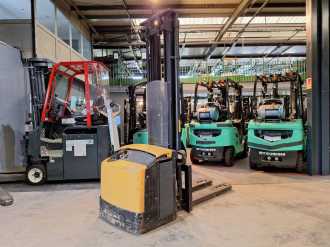 Heftruck gebruikt MITSUBISHI SBP16N2I ELEKTRO HOCHHUBWAGENDEICHSEL (12905798)