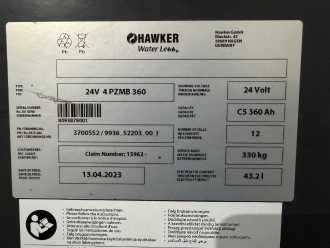 Heftruck gebruikt MITSUBISHI SBV16P480 - 550 Std. - Initialhub - HH 4.800 mm ELEKTRO HOCHHUBWAGENDEICHSEL (12914417)