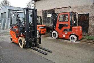 Heftruck gebruikt NOBLELIFT FE4P25Q ELEKTRO VIERRADFRONTSTAPLER (13010607)