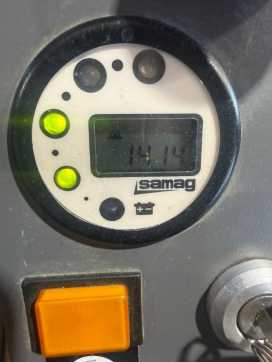 Heftruck gebruikt SAMAG ELFO 2 Baujahr 2018 Stunden 1414 Hubhöhe 6500 ELEKTRO SCHUBMASTSTAPLER (13050846)