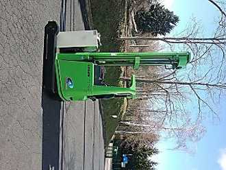 Heftruck gebruikt SAMAG chariot élévateur à mât rétractable ELEKTRO SCHUBMASTSTAPLER (11964204) backdrop