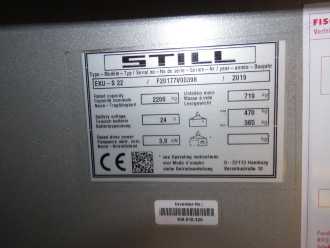 Heftruck gebruikt STILL EXU-S22 ELEKTRO HOCHHUBWAGENFAHRERSTAND (13076055)
