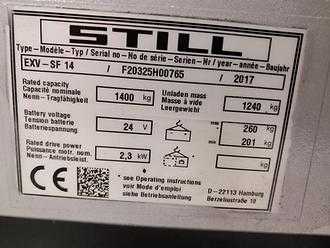 Heftruck gebruikt STILL EXV-SF 14 ELEKTRO HOCHHUBWAGENFAHRERSTAND (12977267)