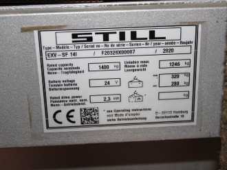 Heftruck gebruikt STILL EXV-SF 14 i ELEKTRO HOCHHUBWAGENDEICHSEL (13075073)