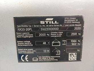 Heftruck gebruikt STILL RX 20-20 P ELEKTRO VIERRADFRONTSTAPLER (13047237)