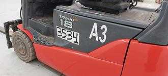 Heftruck gebruikt TOYOTA 8FBE18T ELEKTRO DREIRADFRONTSTAPLER (13028182)