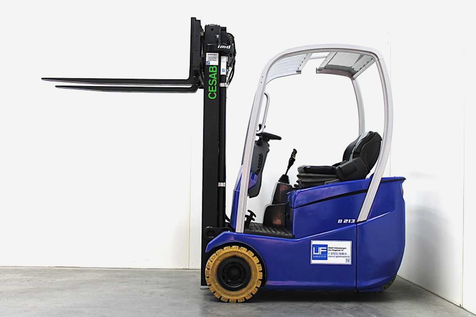 Used Forklift Cesab B 213 3 ratų šakinis krautuvas (Image 7) Used Forklift Cesab B 213 3 ratų šakinis krautuvas (Image 7)
