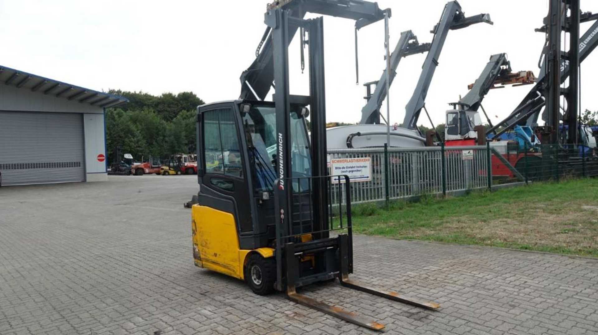 Used Forklift Jungheinrich EFG216GE-120-500ZT 3 ratų šakinis krautuvas (Image 5)