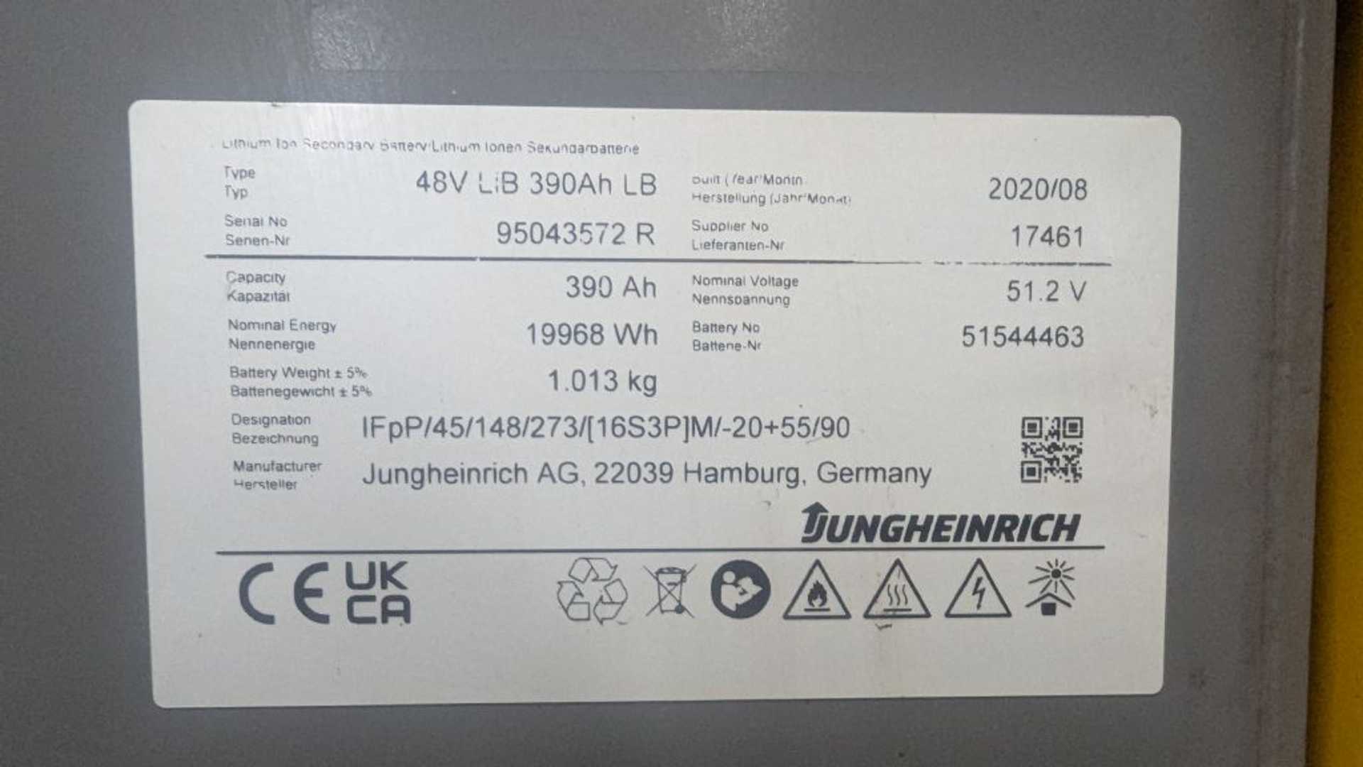 Used Forklift Jungheinrich EFG 220 Li-Ion Batterie 3 ratų šakinis krautuvas (Image 10) Used Forklift Jungheinrich EFG 220 Li-Ion Batterie 3 ratų šakinis krautuvas (Image 10)