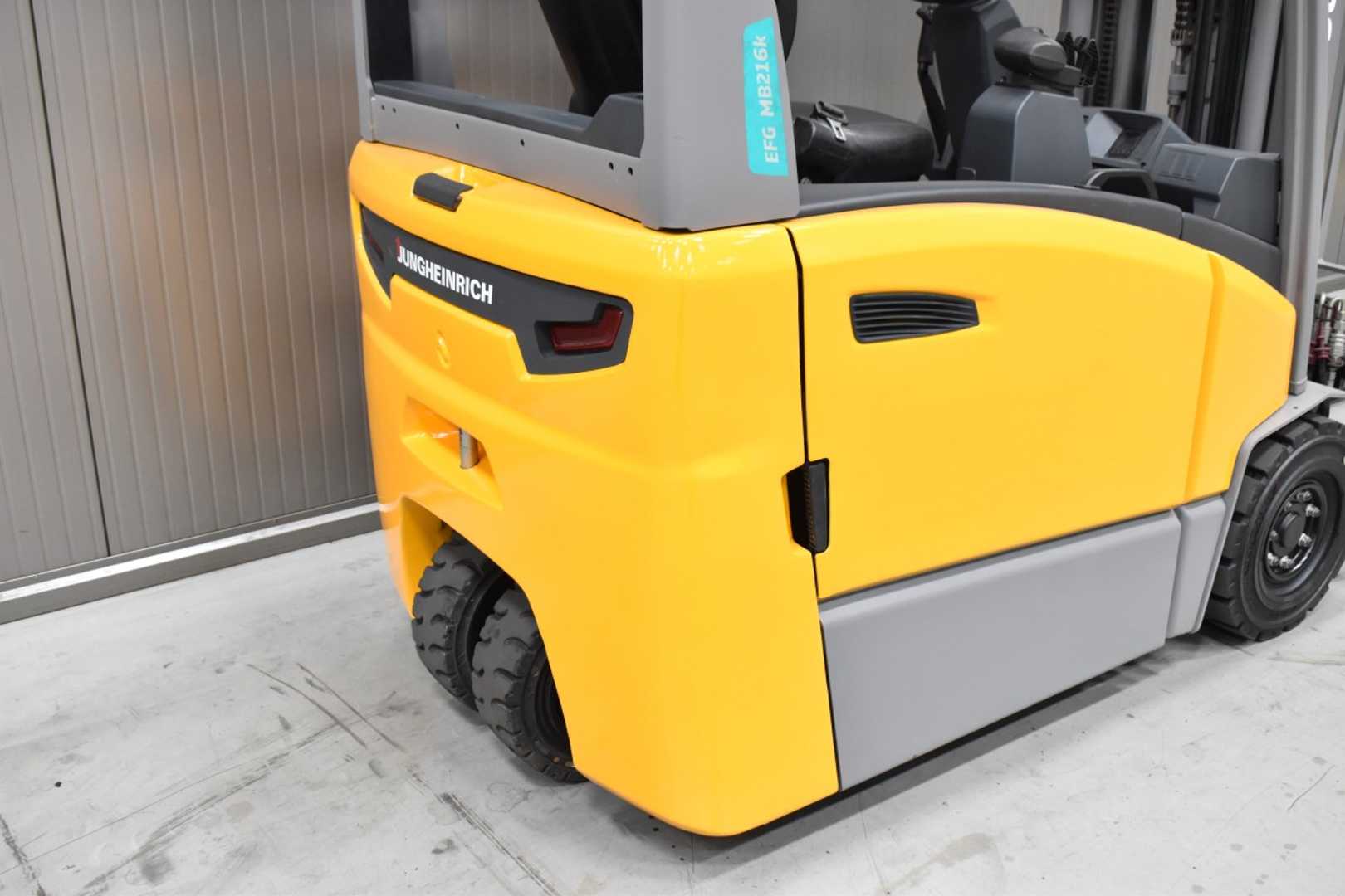 Used Forklift Jungheinrich EFG MB 216k /57428/ 3 ratų šakinis krautuvas (Image 8) Used Forklift Jungheinrich EFG MB 216k /57428/ 3 ratų šakinis krautuvas (Image 8)