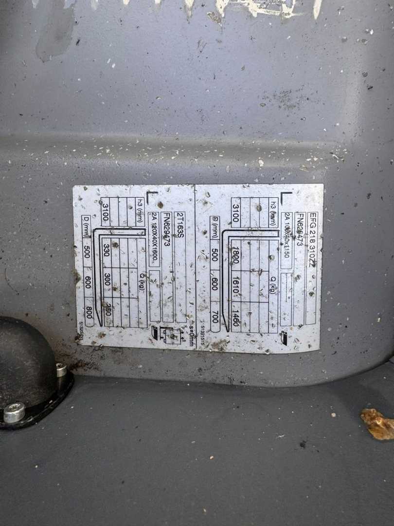 Used Forklift Jungheinrich EFG 218 Baujahr 2020 / Stunden 10722 HH 3100 3 ratų šakinis krautuvas (Image 8) Used Forklift Jungheinrich EFG 218 Baujahr 2020 / Stunden 10722 HH 3100 3 ratų šakinis krautuvas (Image 8)