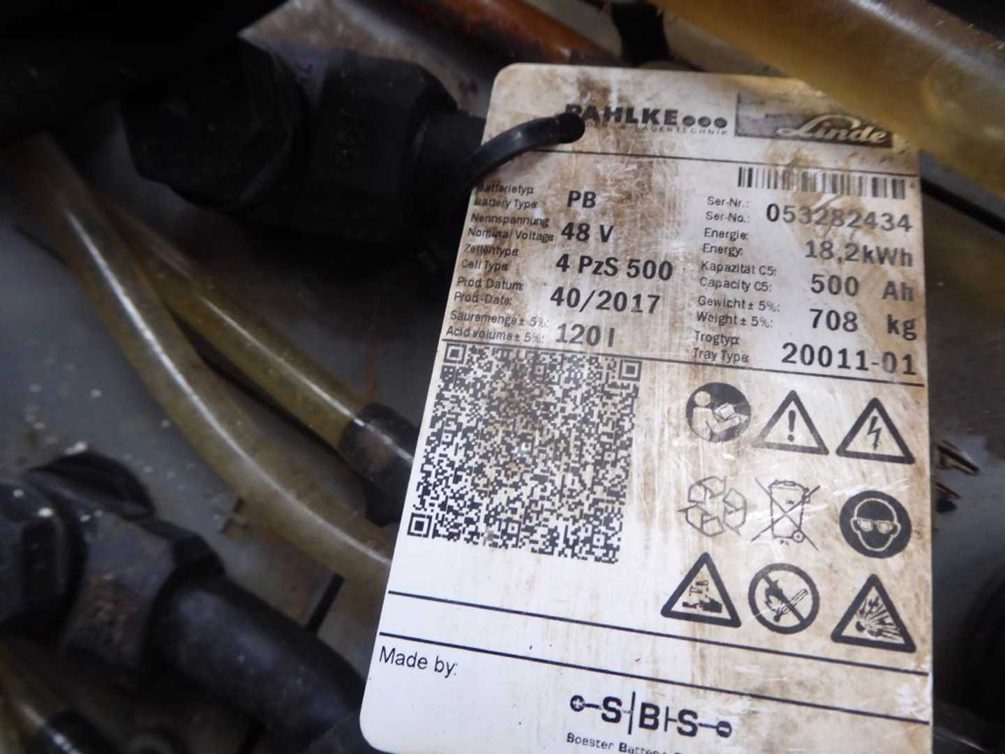 Used Forklift Linde E16c-02 3 ratų šakinis krautuvas (Image 6)