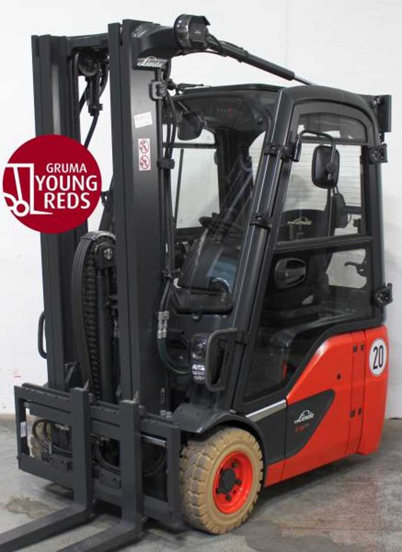 Used Forklift Linde E 16 C EVO 386-02 3 ratų šakinis krautuvas (Image 1) Used Forklift Linde E 16 C EVO 386-02 3 ratų šakinis krautuvas (Image 1)