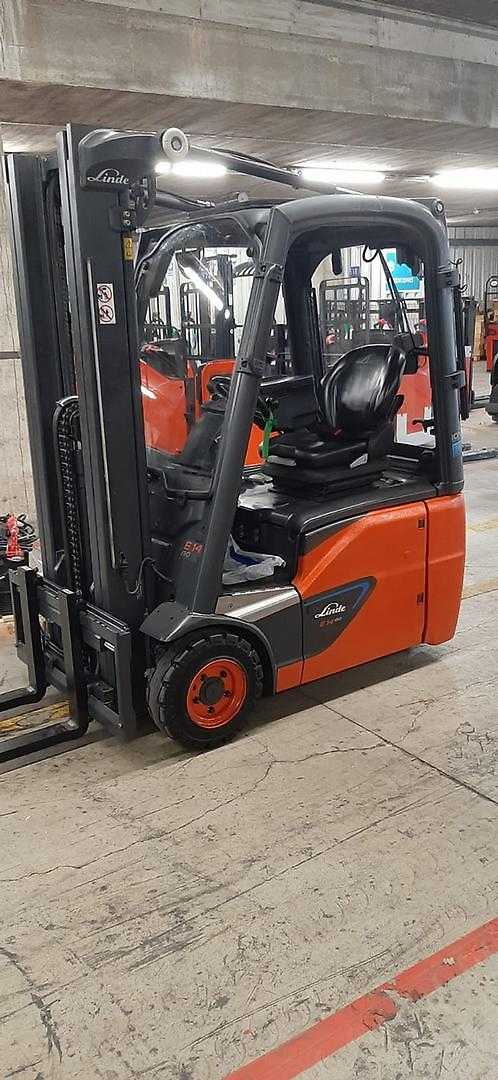 Used Forklift Linde E14 3 ratų šakinis krautuvas (Image 4) Used Forklift Linde E14 3 ratų šakinis krautuvas (Image 4)
