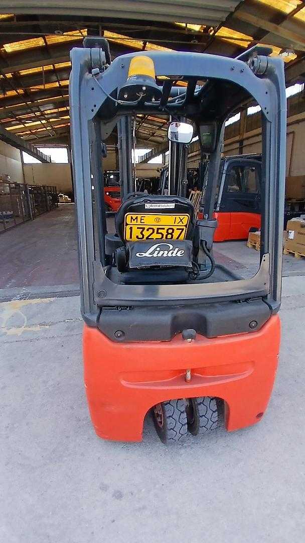 Used Forklift Linde E16C-02 3 ratų šakinis krautuvas (Image 5) Used Forklift Linde E16C-02 3 ratų šakinis krautuvas (Image 5)