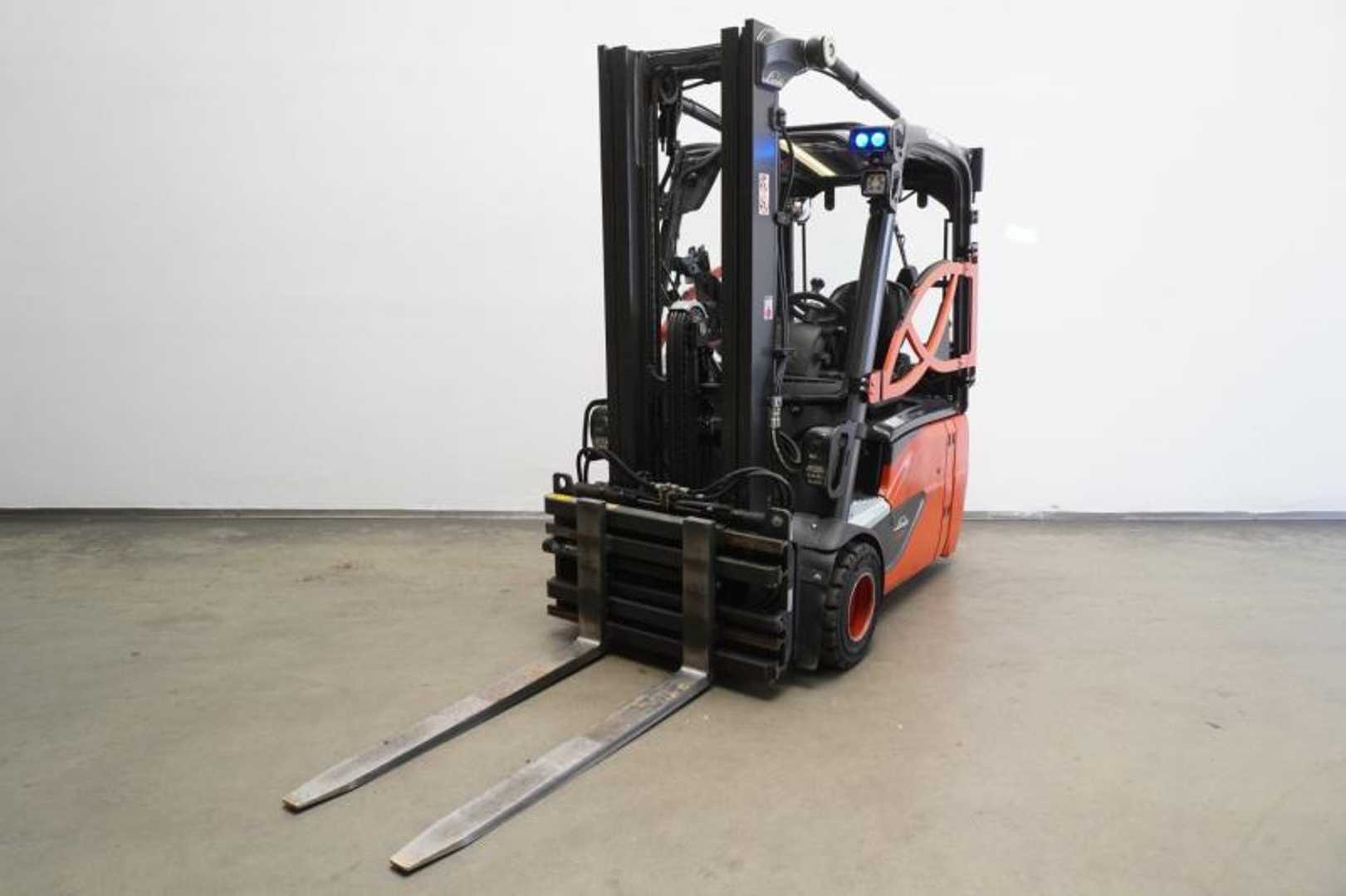 Used Forklift Linde E 18 EVO 386-02 3 ratų šakinis krautuvas (Image 1) Used Forklift Linde E 18 EVO 386-02 3 ratų šakinis krautuvas (Image 1)