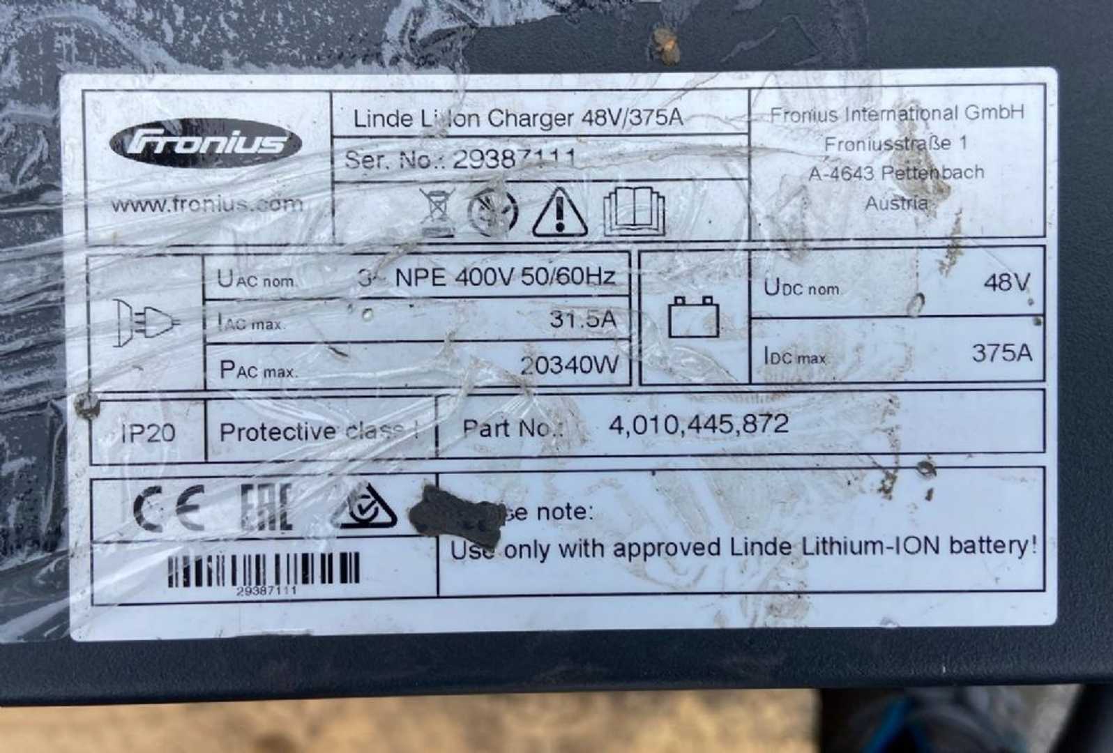 Used Forklift Linde E14-02 3 ratų šakinis krautuvas (Image 7) Used Forklift Linde E14-02 3 ratų šakinis krautuvas (Image 7)