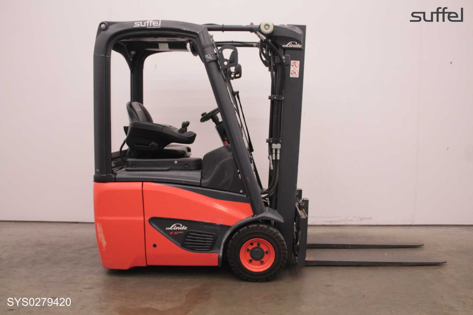 Used Forklift Linde E 12 3 ratų šakinis krautuvas (Image 5) Used Forklift Linde E 12 3 ratų šakinis krautuvas (Image 5)