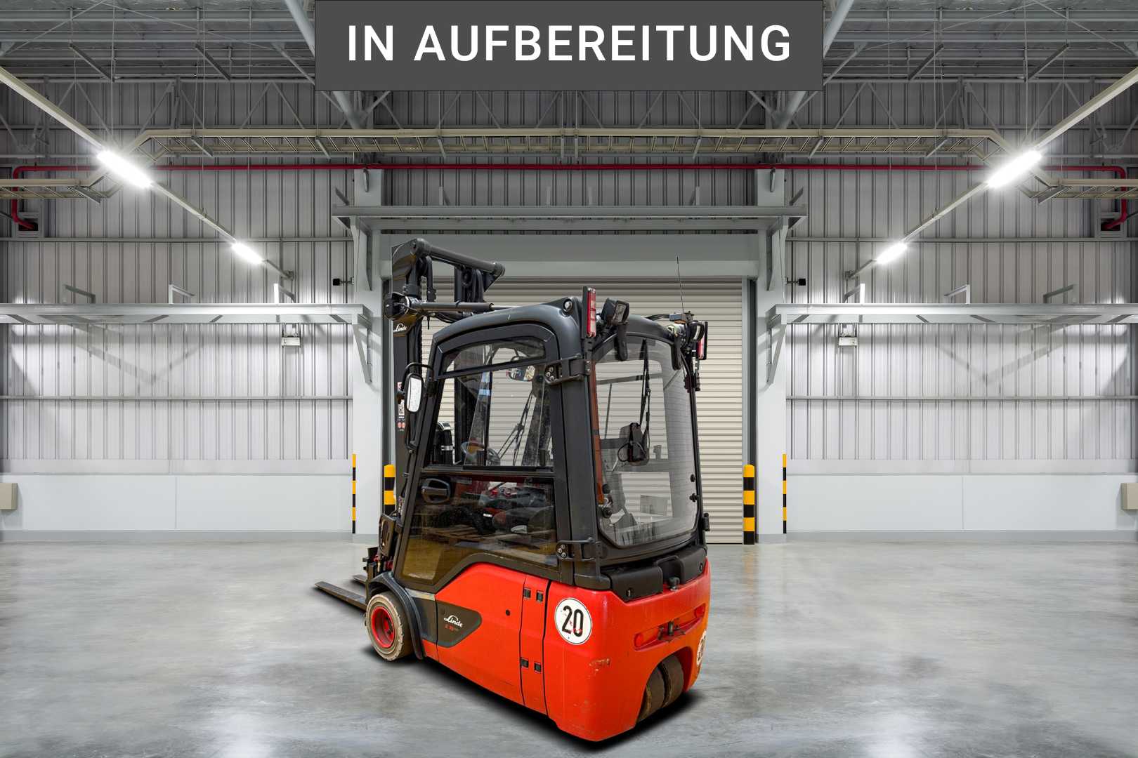 Used Forklift Linde E18 3 ratų šakinis krautuvas (Image 3) Used Forklift Linde E18 3 ratų šakinis krautuvas (Image 3)