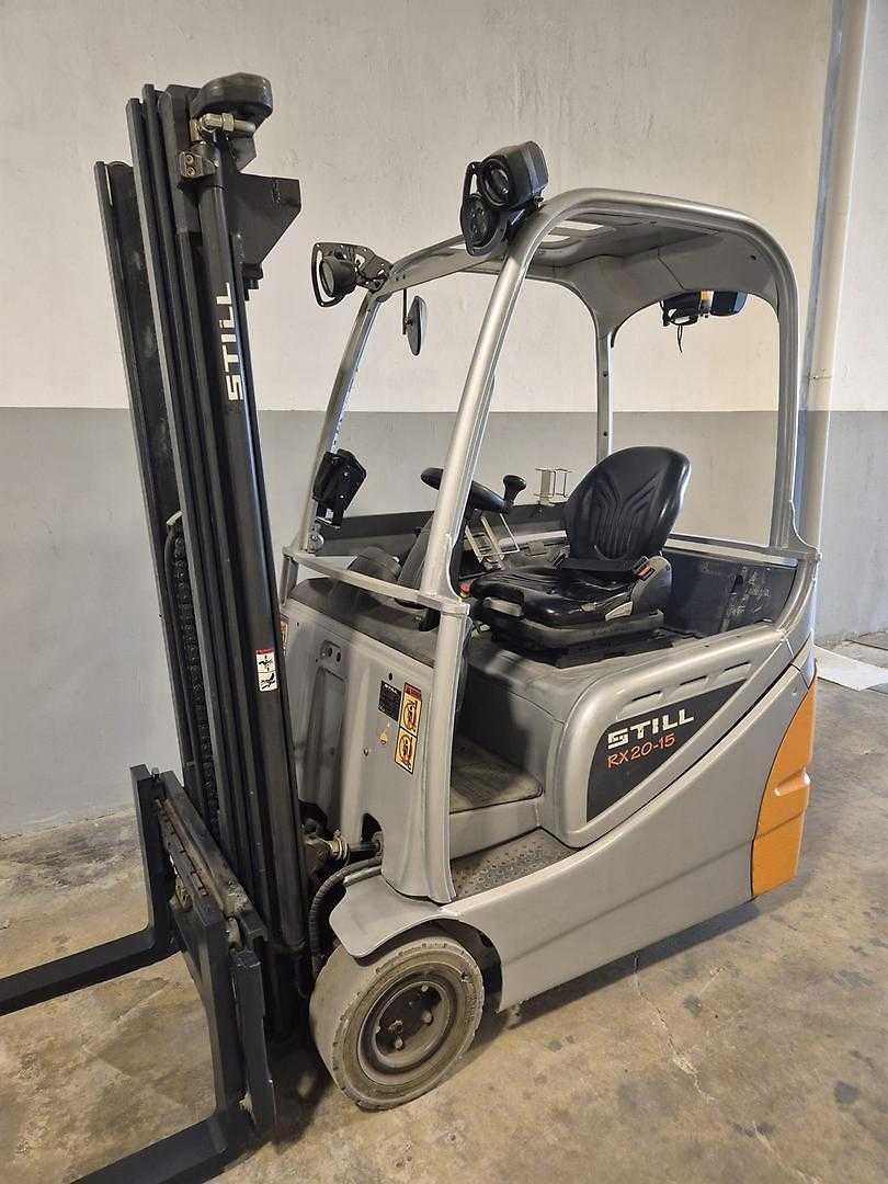 Used Forklift STILL RX20-15 3 ratų šakinis krautuvas (Image 1) Used Forklift STILL RX20-15 3 ratų šakinis krautuvas (Image 1)